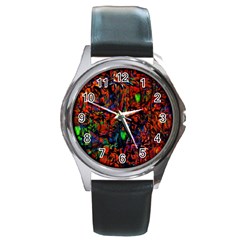 Dance  Of The  Forest 1 Round Metal Watch