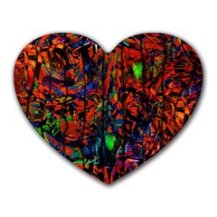 Dance  Of The  Forest 1 Heart Mousepads by Azure