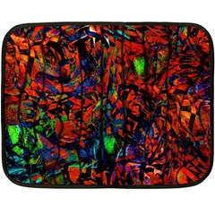 Dance  Of The  Forest 1 Double Sided Fleece Blanket (mini)  by Azure