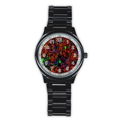 Dance  Of The  Forest 1 Stainless Steel Round Watch