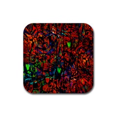 Dance  Of The  Forest 1 Rubber Coaster (square) 