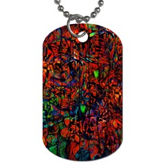 Dance  Of The  Forest 1 Dog Tag (two Sides) by Azure