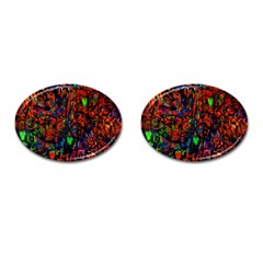 Dance  Of The  Forest 1 Cufflinks (oval) by Azure