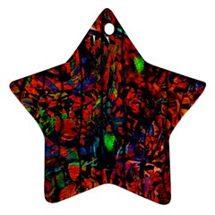 Dance  Of The  Forest 1 Star Ornament (two Sides) by Azure