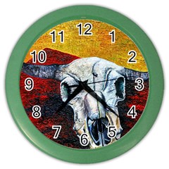 Skull 2 Color Wall Clock