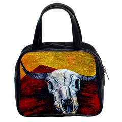 Skull 2 Classic Handbag (two Sides)