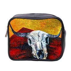 Skull 2 Mini Toiletries Bag (two Sides)