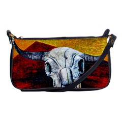 Skull 2 Shoulder Clutch Bag