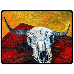 Skull 2 Fleece Blanket (large) 