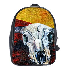 Skull 2 School Bag (xl) by Azure