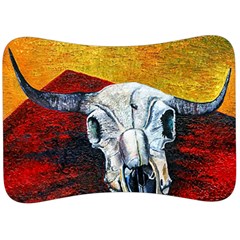 Skull 2 Velour Seat Head Rest Cushion