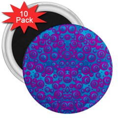 The Eyes Of Freedom In Polka Dot 3  Magnets (10 Pack)  by pepitasart