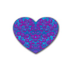 The Eyes Of Freedom In Polka Dot Heart Coaster (4 Pack)  by pepitasart