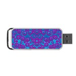 The Eyes Of Freedom In Polka Dot Portable USB Flash (Two Sides) Front