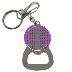 The Happy Eyes Of Freedom In Polka Dot Cartoon Pop Art Bottle Opener Key Chains by pepitasart