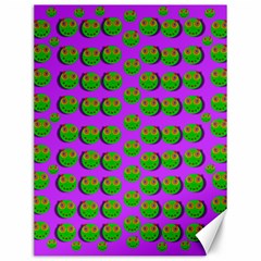 The Happy Eyes Of Freedom In Polka Dot Cartoon Pop Art Canvas 12  X 16  by pepitasart