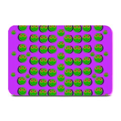 The Happy Eyes Of Freedom In Polka Dot Cartoon Pop Art Plate Mats by pepitasart