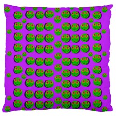 The Happy Eyes Of Freedom In Polka Dot Cartoon Pop Art Standard Flano Cushion Case (one Side) by pepitasart