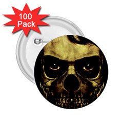 Angry Skull Monster Poster 2 25  Buttons (100 Pack)  by dflcprints