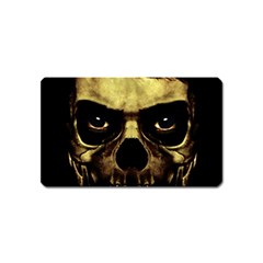 Angry Skull Monster Poster Magnet (name Card) by dflcprints