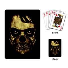 Angry Skull Monster Poster Playing Cards Single Design