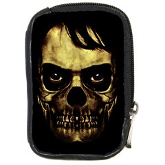 Angry Skull Monster Poster Compact Camera Leather Case by dflcprints