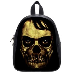 Angry Skull Monster Poster School Bag (small) by dflcprints