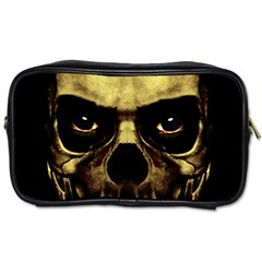 Angry Skull Monster Poster Toiletries Bag (two Sides) by dflcprints