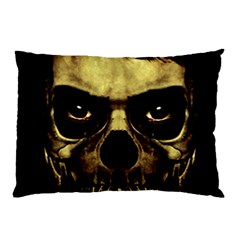 Angry Skull Monster Poster Pillow Case (two Sides) by dflcprints