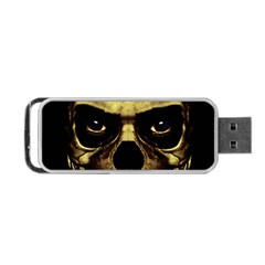 Angry Skull Monster Poster Portable Usb Flash (two Sides) by dflcprints