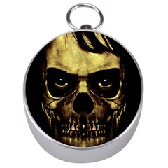 Angry Skull Monster Poster Silver Compasses