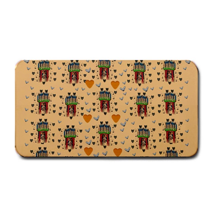 Sankta Lucia With Love And Candles In The Silent Night Medium Bar Mats