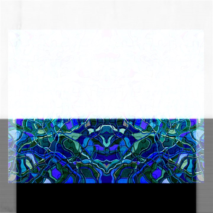 Abstract #8   I   Aqua Blues 6000 Rectangular Jigsaw Puzzl