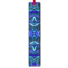 Abstract #8   I   Aqua Blues 6000 Large Book Marks by KesaliSkyeArt