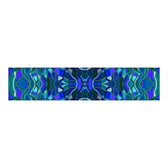 Abstract #8   I   Aqua Blues 6000 Velvet Scrunchie by KesaliSkyeArt