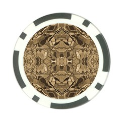 Abstract #8   I   Antiqued 6000 Poker Chip Card Guard by KesaliSkyeArt