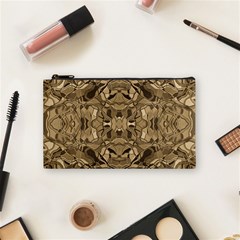 Abstract #8   I   Antiqued 6000 Cosmetic Bag (small) by KesaliSkyeArt