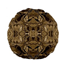 Abstract #8   I   Antiqued 6000 Standard 15  Premium Round Cushions by KesaliSkyeArt