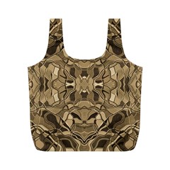 Abstract #8   I   Antiqued 6000 Full Print Recycle Bag (m) by KesaliSkyeArt