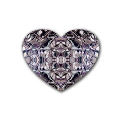 Abstract #8   I   Aquatic 6000 Heart Coaster (4 Pack)  by KesaliSkyeArt