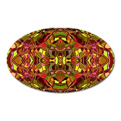 Abstract #8   I   Autumn 6000 Oval Magnet