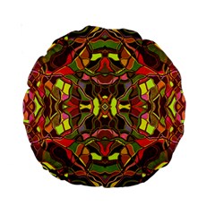 Abstract #8   I   Autumn 6000 Standard 15  Premium Round Cushions by KesaliSkyeArt