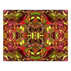 Abstract #8   I   Autumn 6000 Double Sided Flano Blanket (large)  by KesaliSkyeArt