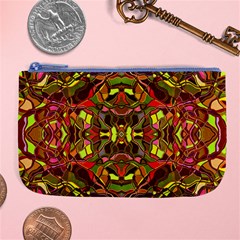 Abstract #8   I   Autumn 6000 Large Coin Purse by KesaliSkyeArt