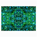 Abstract #8   I   Blues & Greens 6000 Large Glasses Cloth Front