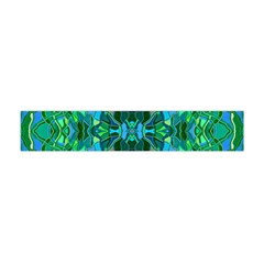 Abstract #8   I   Blues & Greens 6000 Flano Scarf (mini) by KesaliSkyeArt