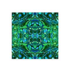 Abstract #8   I   Blues & Greens 6000 Satin Bandana Scarf by KesaliSkyeArt