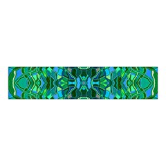 Abstract #8   I   Blues & Greens 6000 Velvet Scrunchie by KesaliSkyeArt