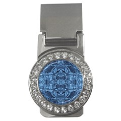 Abstract #8   I   Blues 6000 Money Clips (cz)  by KesaliSkyeArt