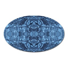 Abstract #8   I   Blues 6000 Oval Magnet